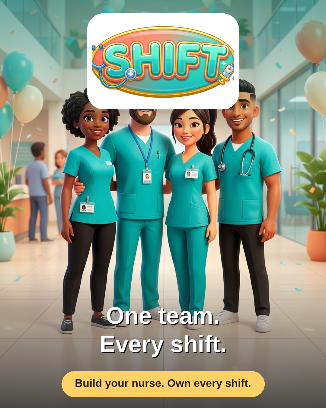Mixed nurse crew of SHIFT